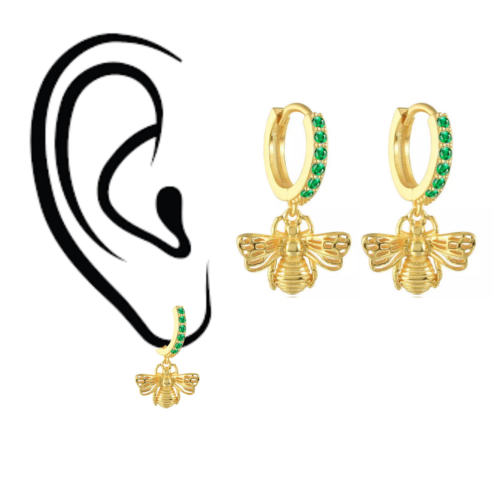 Bee Huggie Earrings!