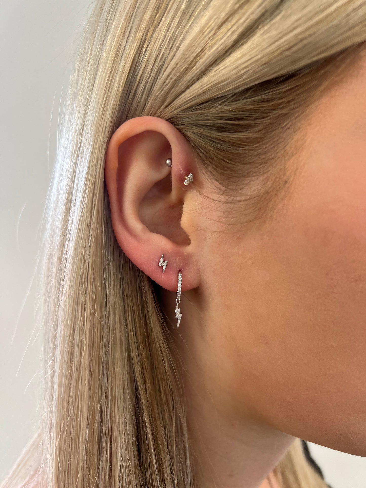 Lighting Bolt Huggie Earrings!