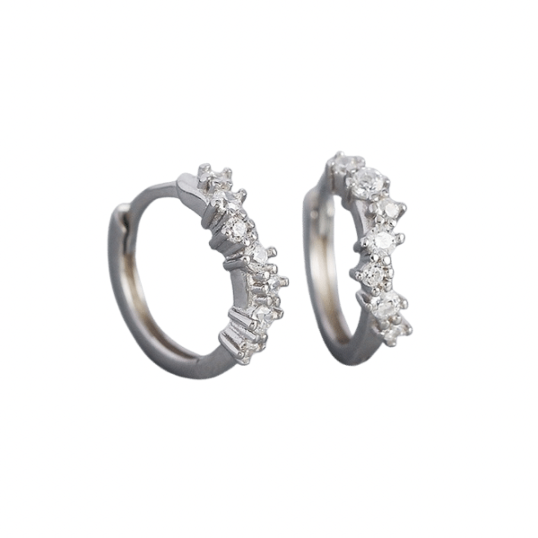 Sparkly Sliver Huggie Earrings!