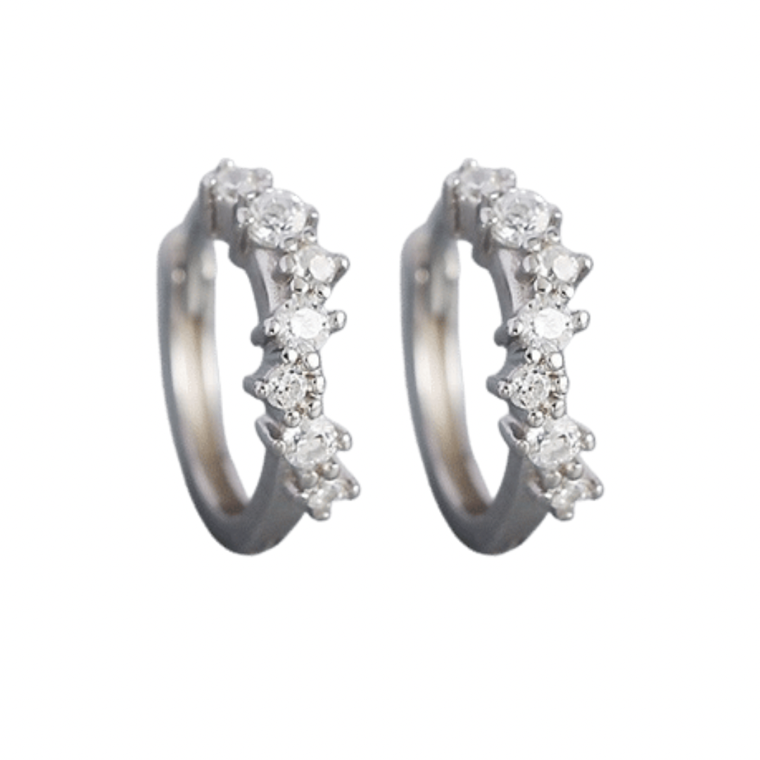 Sparkly Sliver Huggie Earrings!
